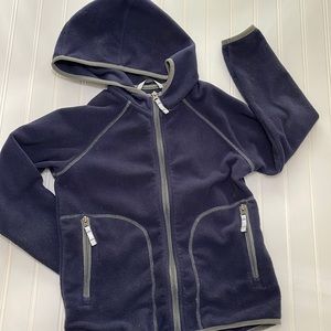 GUC Hanna Andersson fleece jacket perfect for Spring! No visible flaws!